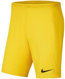 Nike Park III Sportbroek - Maat S  - Mannen - geel