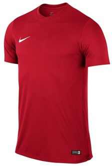 Nike Park VI SS Teamshirt Junior Sportshirt - Maat 152  - Unisex - rood/wit Maat L - 152/158