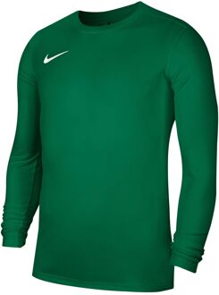 Nike Park VII LS  Sportshirt - Maat L  - Unisex - groen Maat L-152/158