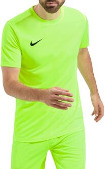 Nike Park VII SS Sportshirt - Maat M  - Mannen - lime groen