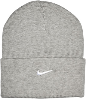 Nike Peak Winter mutzen Unisex - Grijs - One Size - Wol Grey
