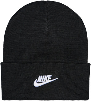 Nike Peak Winter mutzen Unisex - Zwart - One Size - Wol Black