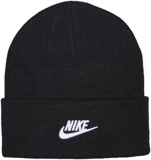 Nike Peak Winter mutzen Unisex - Zwart - One Size - Wol Black