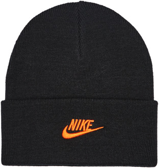 Nike Peak Winter mutzen Unisex - Zwart - One Size - Wol Black