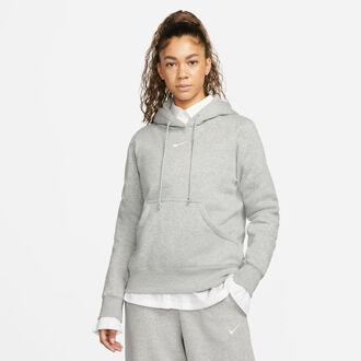 Nike PHNX Fleece Standard Sweater Met Capuchon Dames lichtgrijs - XS