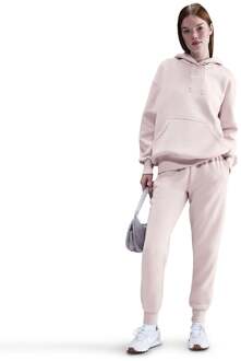 Nike Phoenix Fleece Mid Rise Trainingsbroek Dames-oud roze - M,L,XL