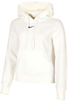 Nike Phoenix Fleece Sweater met capuchon Dames wit