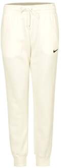 Nike Phoenix Fleece Trainingsbroek Dames-Crème,Zwart - S,L