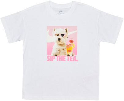 Nike Photo T-shirts Kinder - Wit - Maat 137 - 147 CM White
