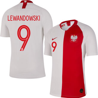 Nike Polen Centennial Authentic Vapor Match Shirt Thuis 2018-2019 + Lewandowski 9 - S