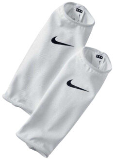 Nike Polyester scheenbeschermers met logo Wit