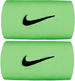 Nike Premier Doublewide Zweetband Verpakking 2 stuks Unisex-groen - nosize