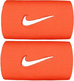 Nike Premier Doublewide Zweetband Verpakking 2 stuks Unisex-oranje - nosize