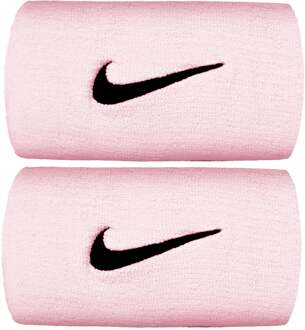 Nike Premier Doublewide Zweetband Verpakking 2 stuks Unisex-roze - nosize