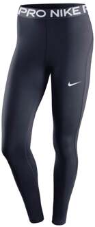 Nike Pro 365 Tight Dames-Donkerblauw,Wit - XL