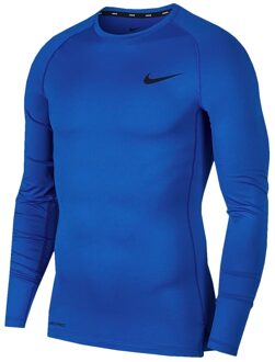 Nike Pro 4 Sportshirt - Maat XL  - Mannen - blauw