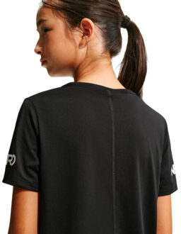 Nike pro big kids' (girls') dri-fit training t-shirt korte mouw meisjes - Zwart