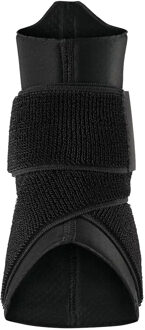 Nike Pro compressie-enkelbandage (Zwart/Wit)
