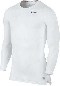 Nike Pro Cool Compression Shirt LS - Sportshirt - Heren - Maat M - wit