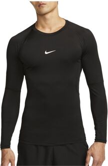 Nike Pro Dri-Fit compressieshirt heren Zwart - XXL