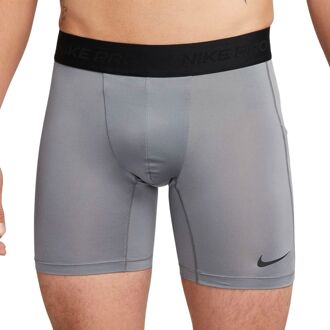 Nike Pro Dri-FIT Short Heren grijs - zwart - M