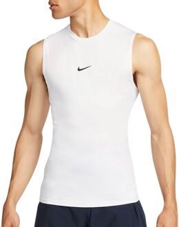 Nike Pro Dri-FIT Tanktop Heren wit - M