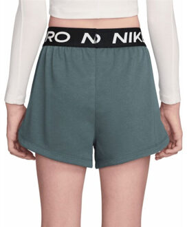 Nike pro fleece big kids' (girls') training short meisjes - Groen