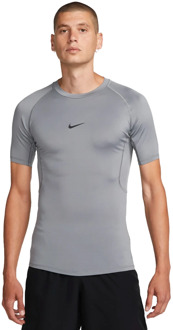 Nike pro hardloopshirt grijs heren heren - M