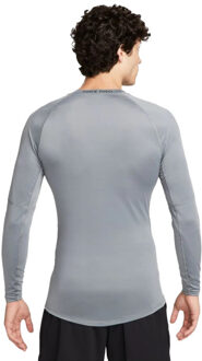 Nike pro run dryfit hardlooptop grijs heren heren - S