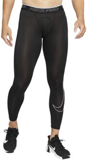 Nike Pro Tight Heren zwart - wit - XXL