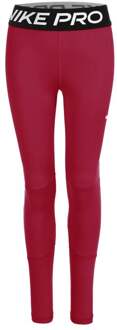 Nike Pro Tight Meisjes-Rood,Zwart - S