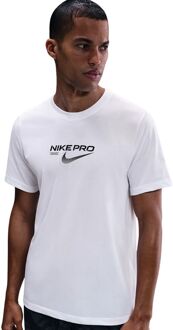 Nike Pro Training Sportshirt Heren L Wit