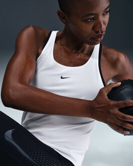 Nike pro women's dri-fit tank top training singlet dames - Wit