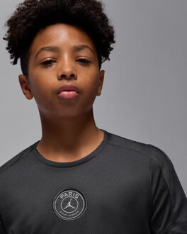 Nike psg y nk df strk ss top k se t-shirt voetbal train lm jonge - Grijs - M