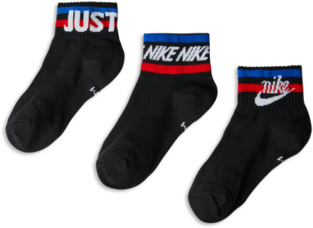 Nike Quarter Sock - Unisex Sokken Black - 38 - 42