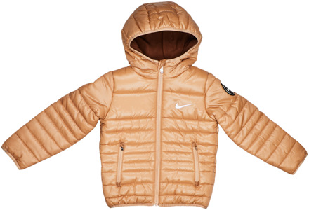 Nike Quilted Jassen Peuter - Bruin - Maat 92 - 98 CM - Poly Woven Brown