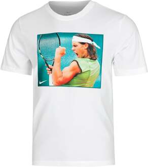 Nike Rafa Vamos Legendary T-shirt Heren-Wit - XS,S,M,L,XL,XXL