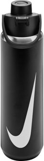 Nike Recharge Chug Bottle 700ML zwart - ONE-SIZE