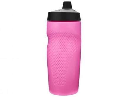 Nike Refuel 511ml Waterfles (Pink Glow/Zwart/Wit) Roze - One Size