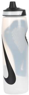 Nike Refuel Grip 946ml Drinkfles-Transparant,Zwart - nosize