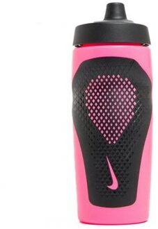 Nike Refuel Gripped Waterfles (Roze Gloed/Zwart/Wit)