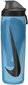 Nike Refuel Locking Lid Bottle 700ML blauw - ONE-SIZE