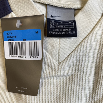 Nike Retro Sweatshirt met V-hals - Kinderen Crème