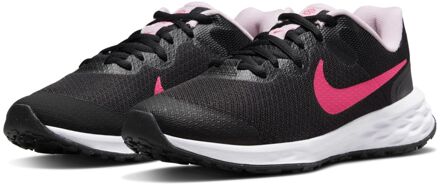 Nike Revolution 6 Next Nature GS - Zwarte Hardloopschoenen Meisjes - 35,5