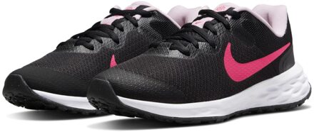 Nike Revolution 6 Next Nature Hardloopschoenen Junior zwart - roze - 37 1/2