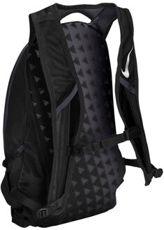 Nike Run rugzak voor woon-werkverkeer (Zwart/Zilver)