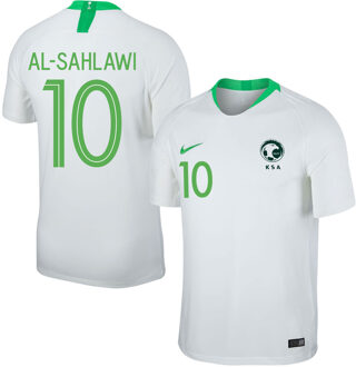 Nike Saoudi Arabië Shirt Thuis 2018-2019 + Al-Sahlawi 10 (Fan Style) - L