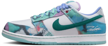 Nike Sb dunk low x futura bleached aqua - maat 42,5 Blauw