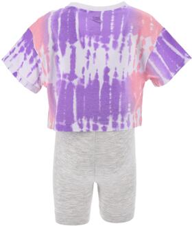 Nike Set Boxy Top & Korte Broek voor Kinderen/Kinderen (Grijs) - 6-7J / 116-122cm