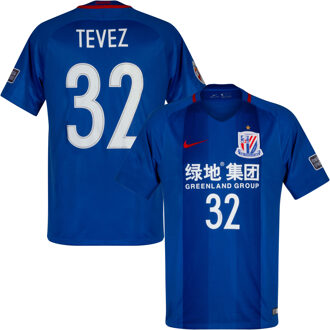 Nike Shanghai Shenhua Shirt Thuis 2017 + Tevez 32
